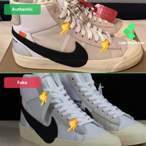 nike blazers real vs fake|nike blazer off white false.